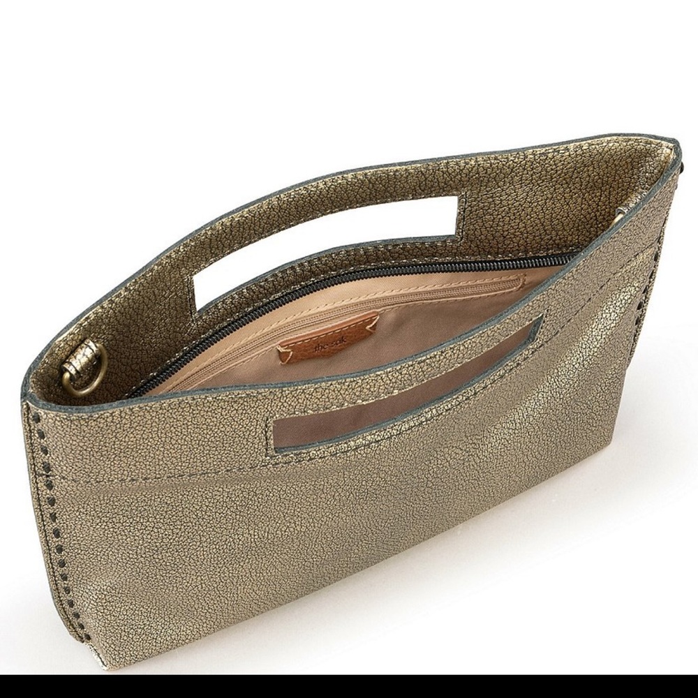 The Sak Bronze Metallic Leather Crossbody with Cutout Handle - Picture 5 of 9